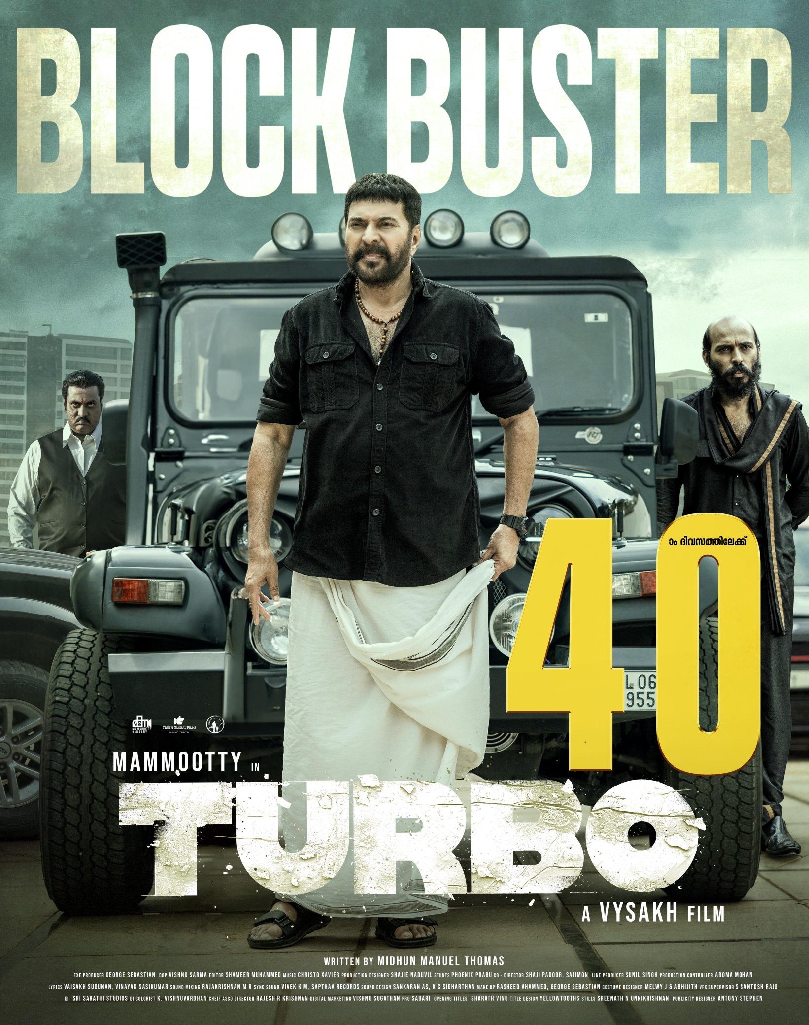 Turbo Movie Final Worldwide Collections, Mammootty Movie Final Worldwide Collections, Mammootty Latest Movie Collections, Mammootty Movie Update, Mammootty