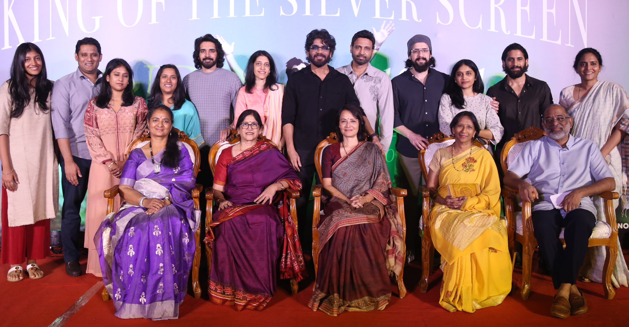 Akkineni Family Celebrates the Centenary of Legendary ANR, ANR 100 Press Meet Images, Nagarjuna Announced ANR Award to Chiranjeevi, Guest Amitabh Bachchan, ANR