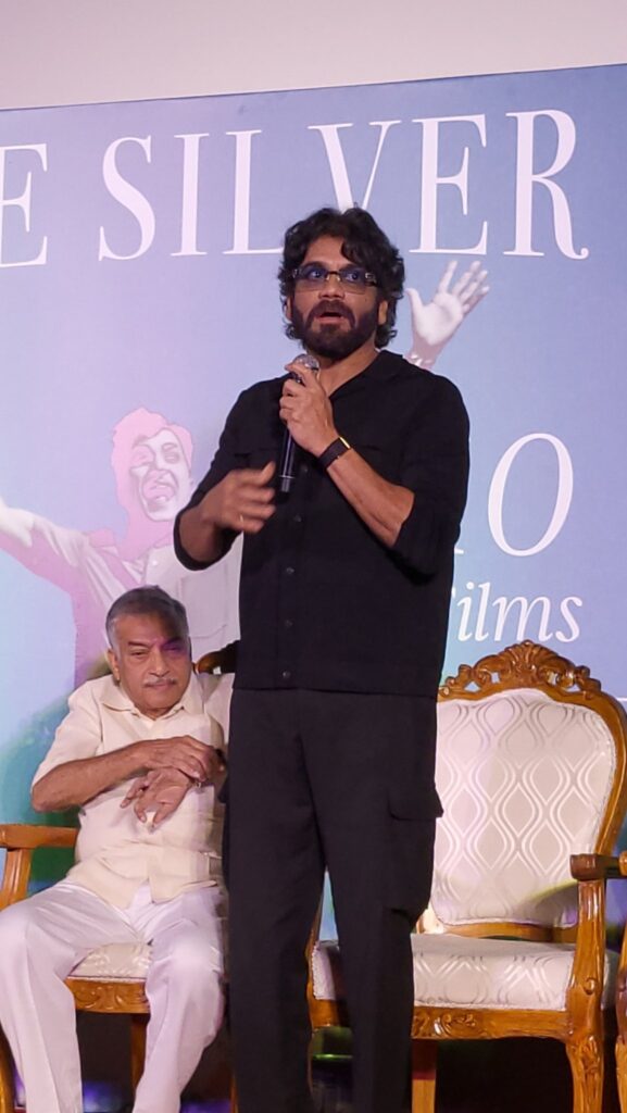 Akkineni Family Celebrates the Centenary of Legendary ANR, ANR 100 Press Meet Images, Nagarjuna Announced ANR Award to Chiranjeevi, Guest Amitabh Bachchan, ANR