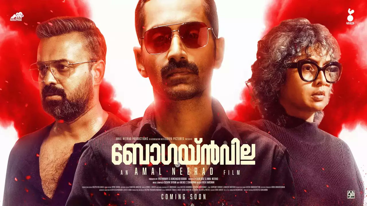 Bougainvillea Movie Overseas Collections, Kunchacko Boban Movie News, Bougainvillea Movie News, Bougainvillea Movie First weekend Overseas Boxoffice,Amal Neerad