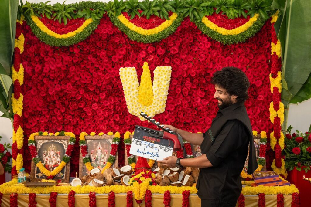 Nani Collaborates with Srikanth Odela, Nani’s New Film Launch Ceremony, Nani’s Upcoming Movie Pooja Ceremony Images, NaniOdela2, nani with dasara Director, nani