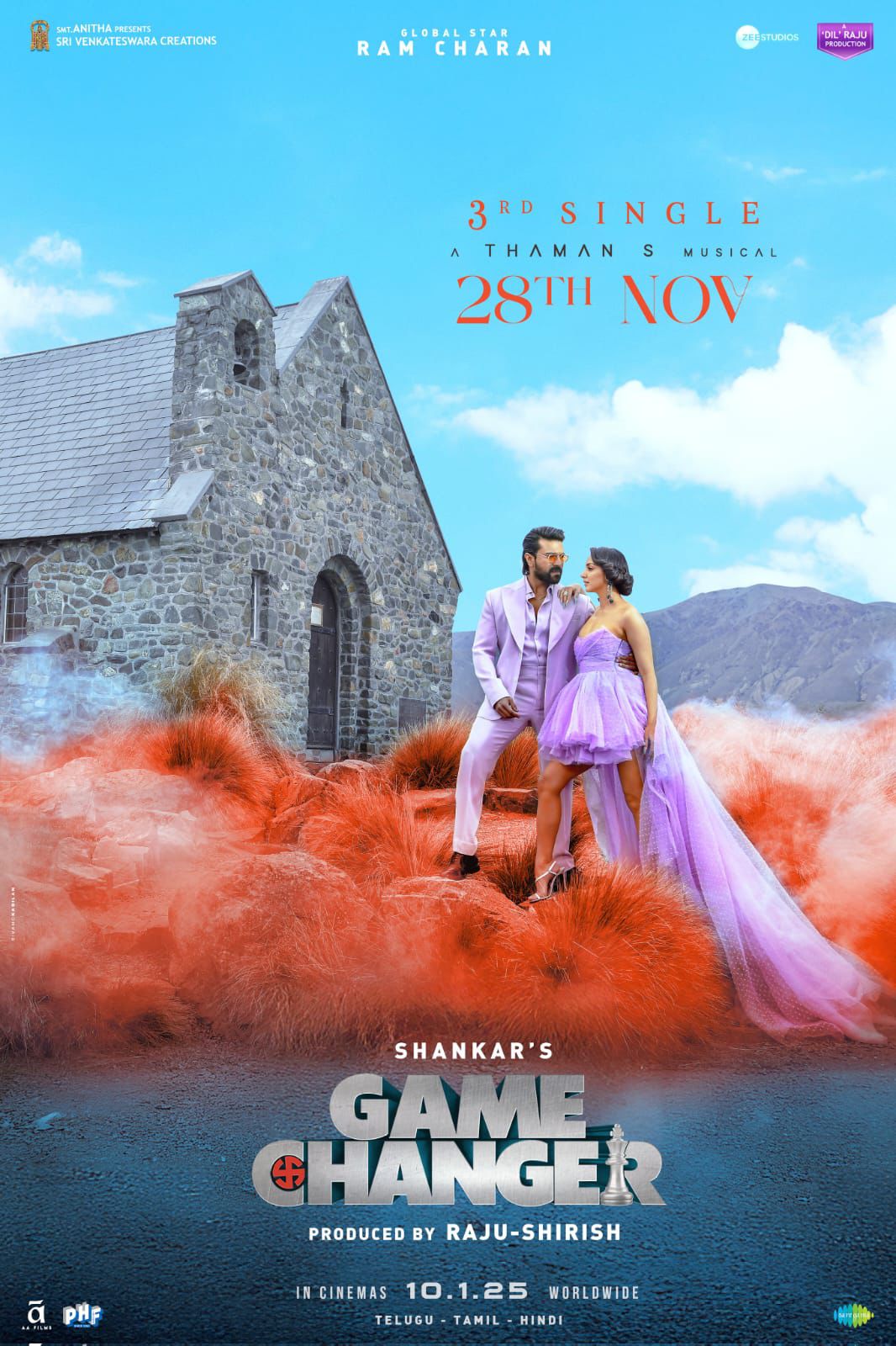 Game Changer's Next Song Update is Here, Ram Charan Movie Update, Game Changer Songs update, Ram Charan News, Kiara Advani and Ram Charan Melody Song, Shankar