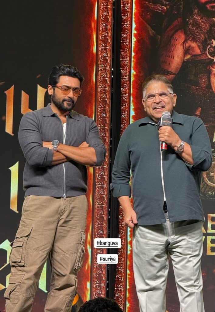 Kanguva Movie Tollywood Pre release Event, Suriya Movie Kanguva, Kanguva Movie Director Siva, Kanguva Movie Pre Release event guest SS Rajamouli, Disha Patani