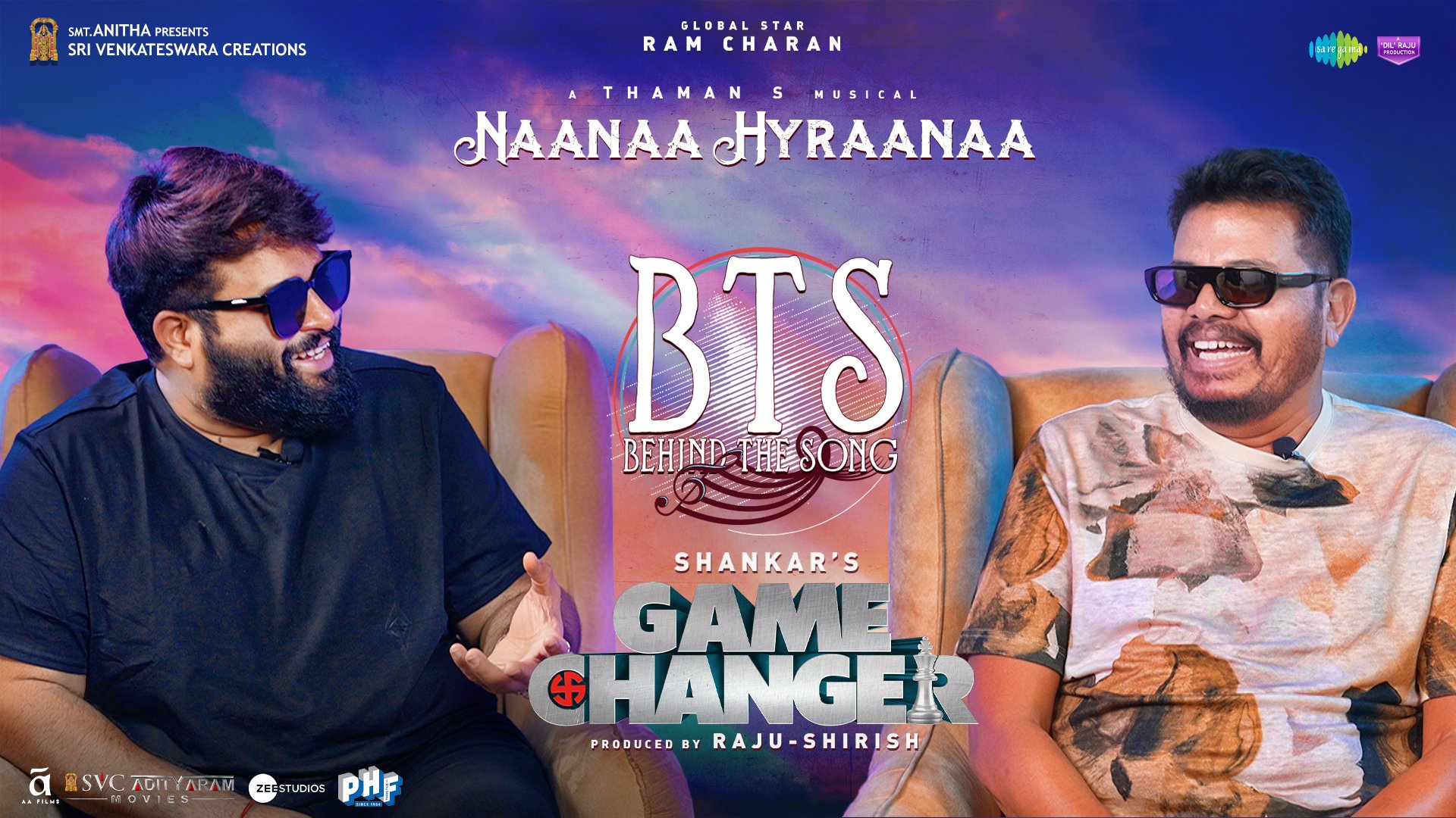 Thaman and Shankar Experiment with Music and Visuals, Thaman and Shankar Experiment with New Music Techniques, Infrared Camera in Game Changer's Song, Shankar